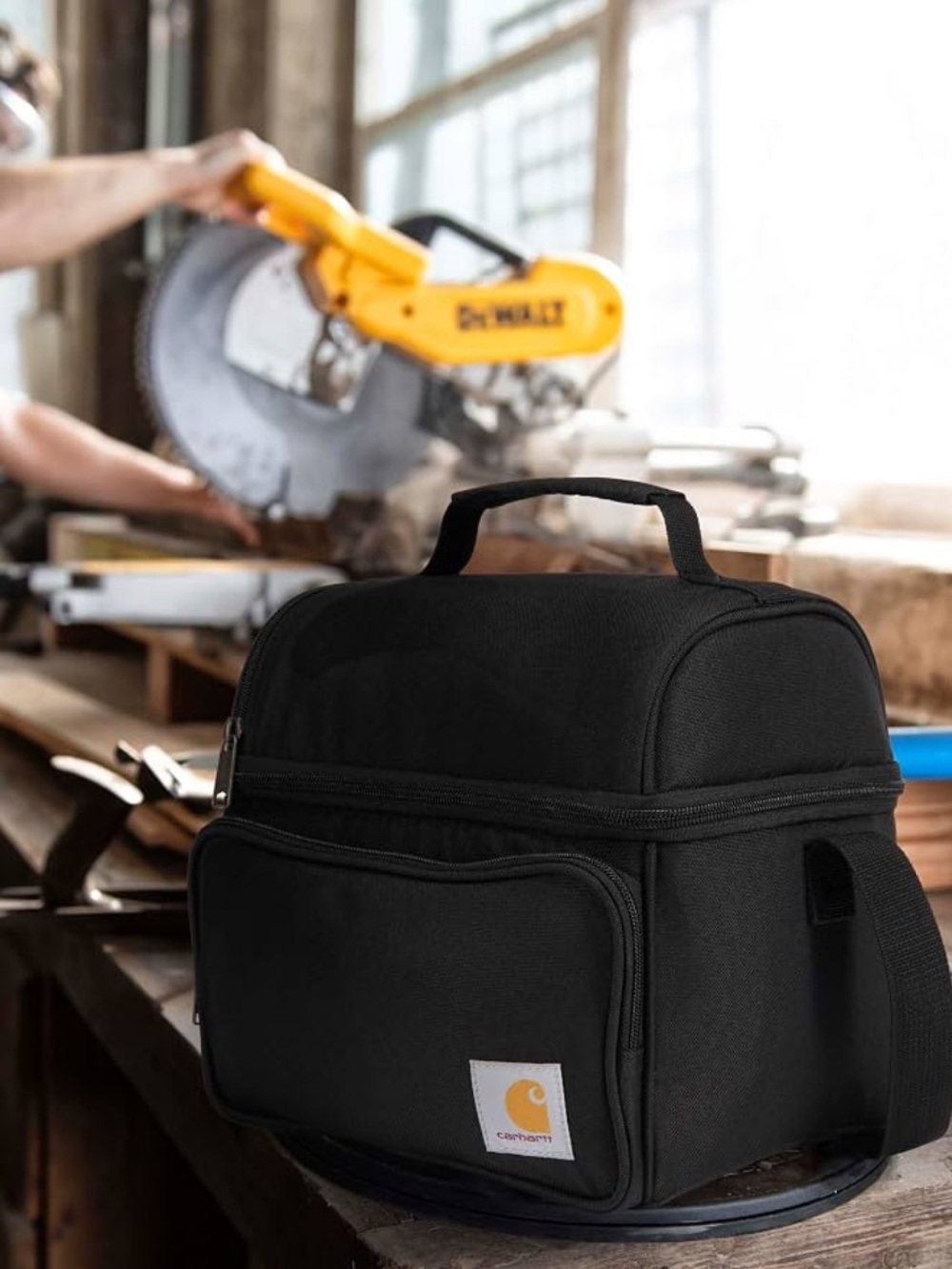 🆕 Carhartt Camping 12 Can Cooler, Worksite Lunchbox, Soft Shell Lunch Bag